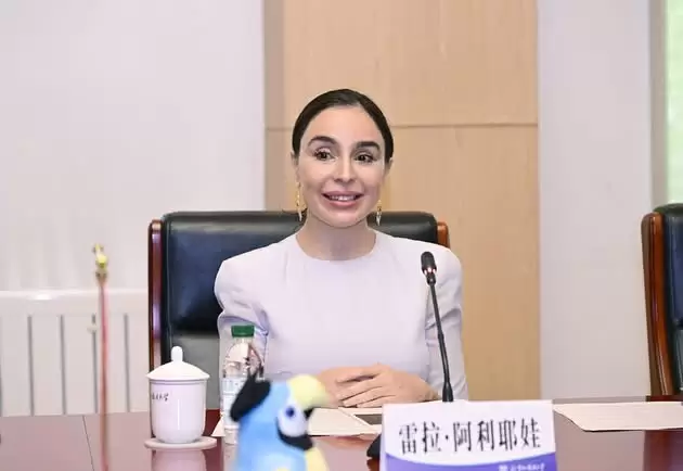 Leyla Əliyeva Pekin Xarici Dillər Universitetində olub