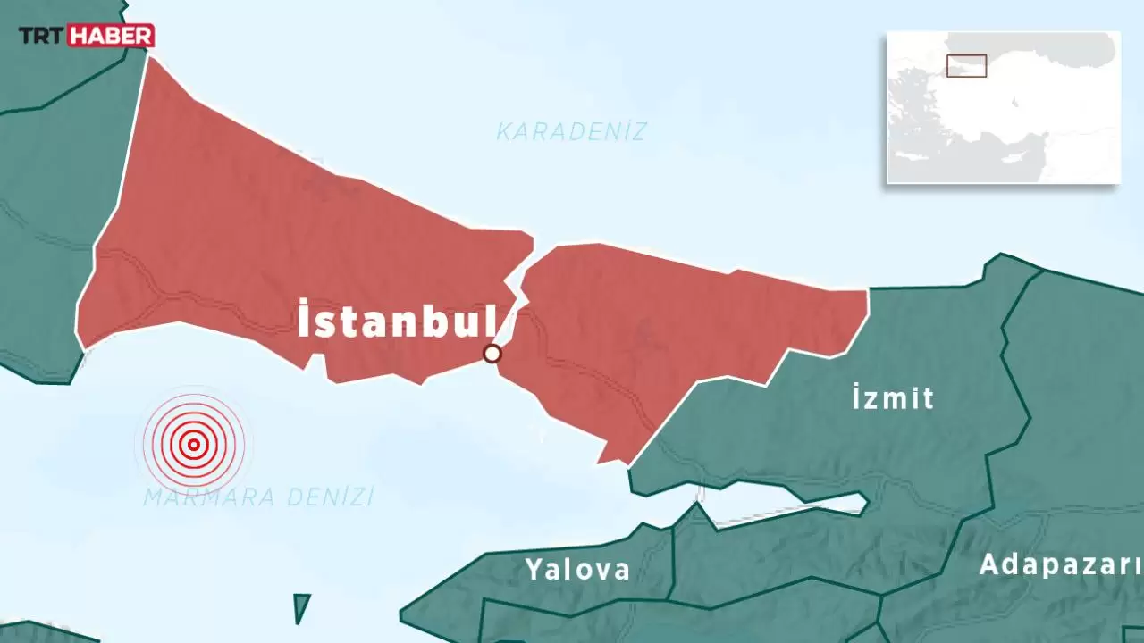 İstanbulda ardıcıl bir neçə zəlzələ baş verib