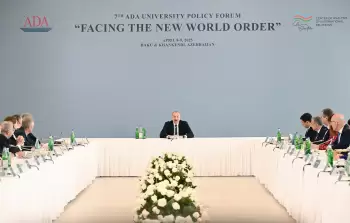 Bakıda Prezident İlham Əliyevin iştirakı ilə "Yeni dünya nizamına doğru" mövzusunda beynəlxalq forum keçirilib