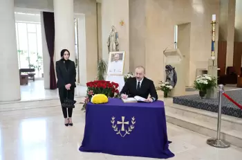 Prezident İlham Əliyev Roma Papası Fransiskin vəfatı ilə əlaqədar başsağlığı verib