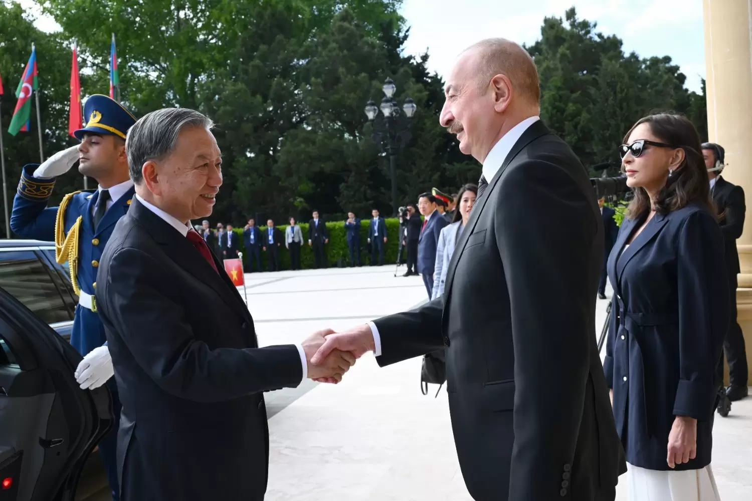 Vyetnam lideinin rəsmi qarşılanma mərasimi olub