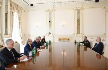 Azərbaycan Prezidenti İlham Əliyev Türkiyənin milli müdafiə nazirini qəbul edib