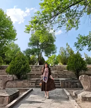 Leyla Əliyeva Naxçıvandan paylaşım edib