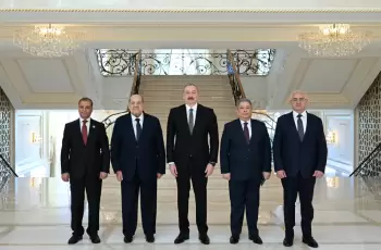 Prezident İlham Əliyev Misir Senatının sədrini qəbul edib