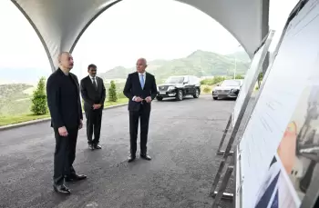 Prezident İlham Əliyev “LATIFA” Laçın tikiş fabrikinin açılışında iştirak edib