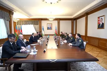Azərbaycan müdafiə naziri Özbəkistan Təhlükəsizlik Şurasının katibi ilə görüşüb