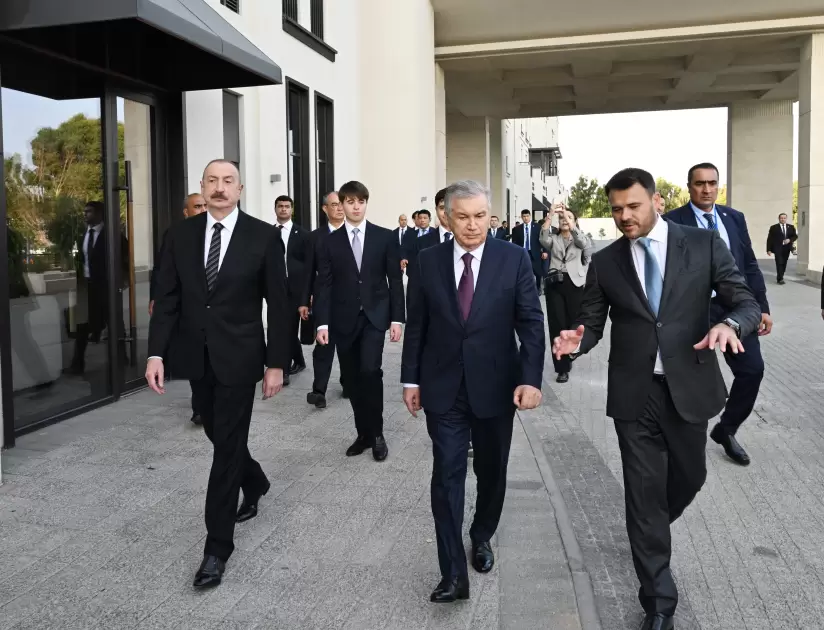 Azərbaycan və Özbəkistan prezidentləri “Sea Breeze” istirahət mərkəzində olublar