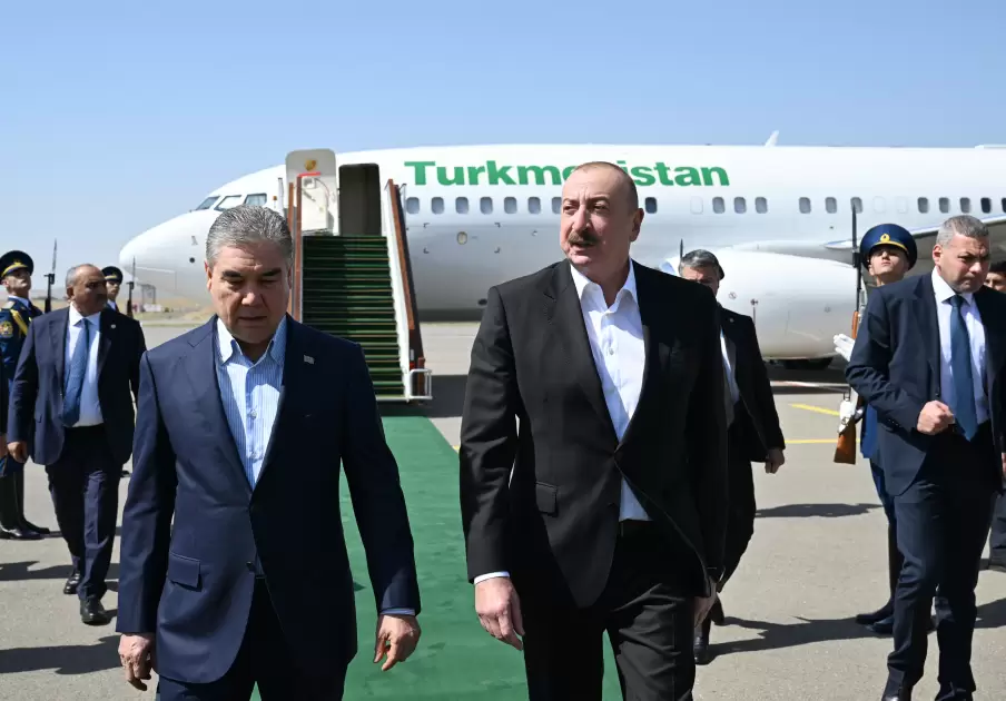 Qurbanqulu Berdiməhəmmədov Füzuli rayonuna gəlib