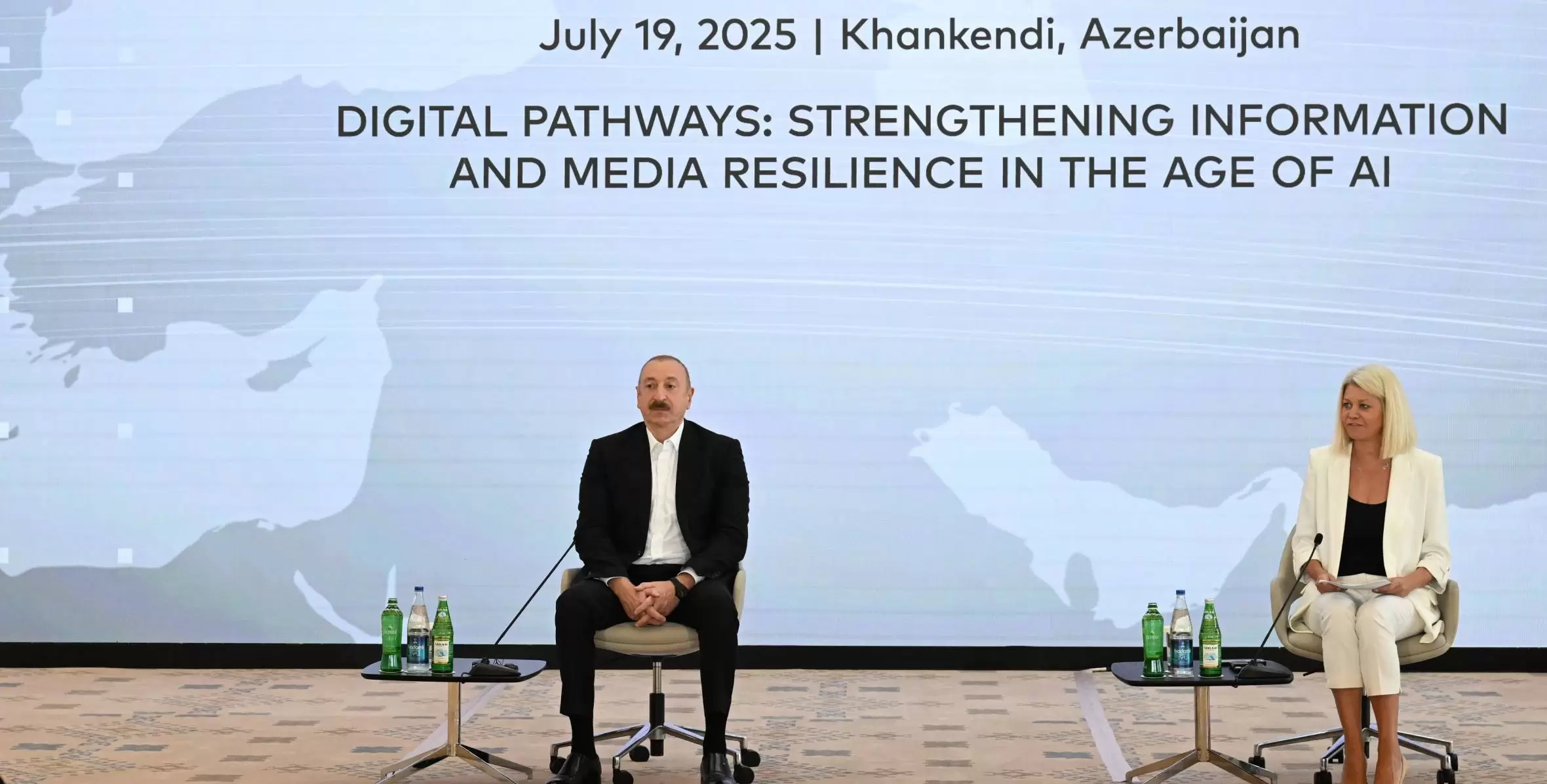 Donal Tramp İlham Əliyevin çıxışını paylaşdı - VİDEO