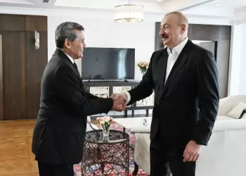 Azərbaycan Prezidenti İlham Əliyev Xankəndidə Türkmənistanın Nazirlər Kabineti Sədrinin müavinini qəbul edib