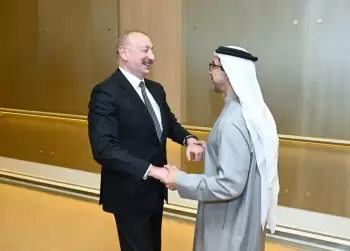 Prezident İlham Əliyev Birləşmiş Ərəb Əmirliklərinə işgüzar səfərə gəlib