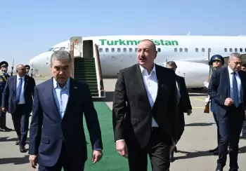 Qurbanqulu Berdiməhəmmədov Füzuli rayonuna gəlib