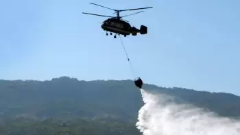 FHN yanğınları söndürməyə 2 helikopter cəlb edib