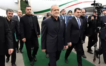 İran Prezidenti Məsud Pezeşkian Azərbaycana səfərə gəlib