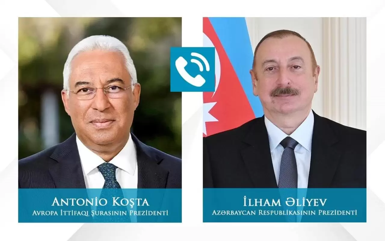 Avropa İttifaqı Şurasının Prezidenti İlham Əliyevə zəng edib
