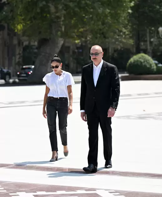 Prezident İlham Əliyev və birinci xanım Mehriban Əliyeva Gəncə şəhərində olublar