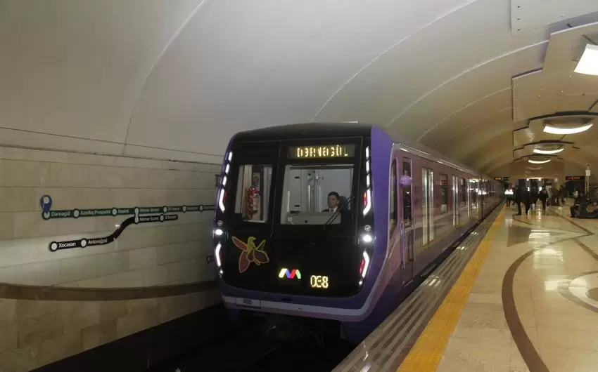 Ötən ay Bakı metrosu 16 milyon sərnişin daşıyıb