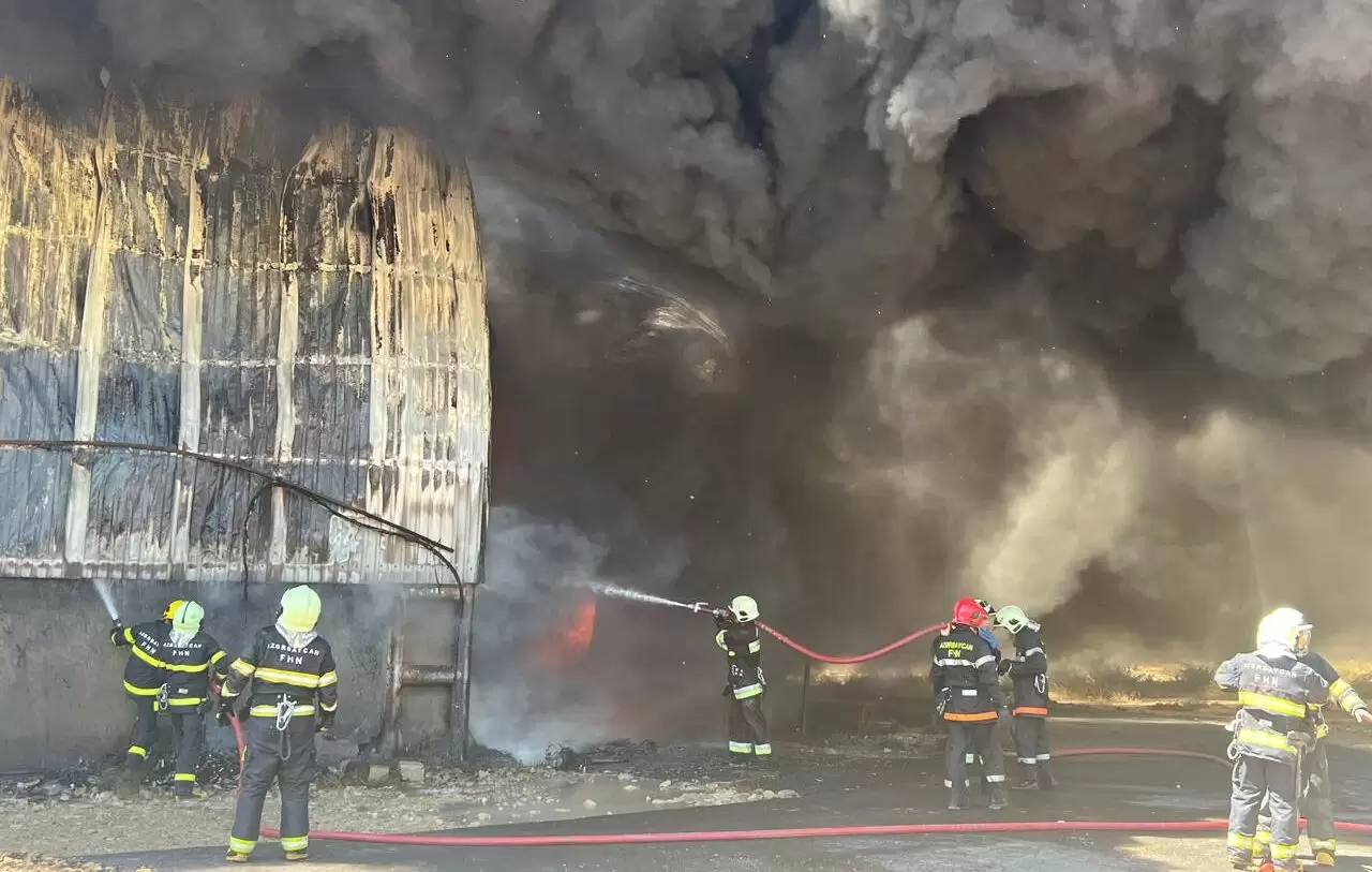 "Sədərək"dəki yanğım tam söndürülüb - FHN