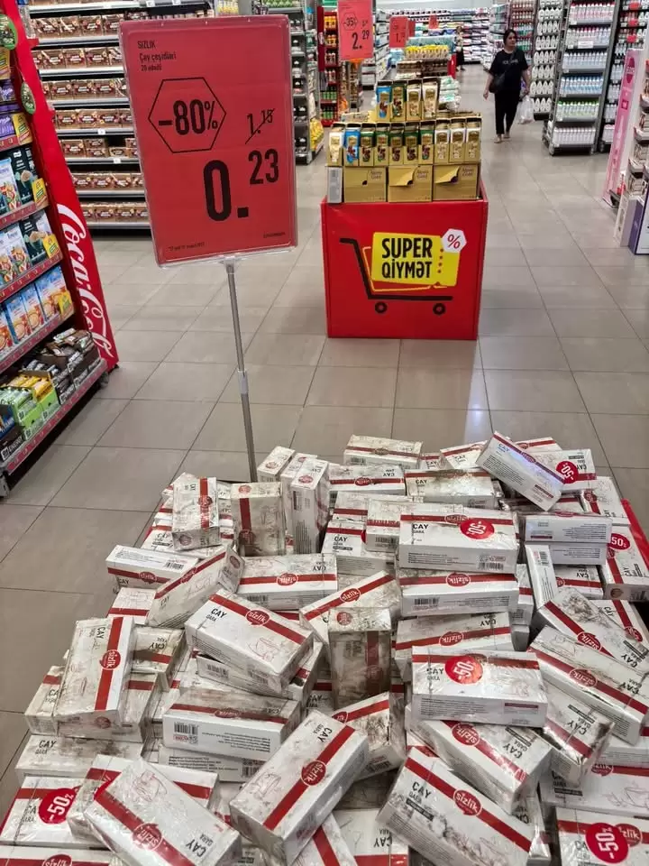 “Bravo”da qumlu çay satılır? - ŞİKAYƏT