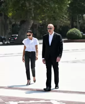 Prezident İlham Əliyev və birinci xanım Mehriban Əliyeva Gəncə şəhərində olublar