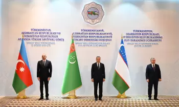 Türkmənbaşı şəhərində Türkmənistan, Azərbaycan və Özbəkistan arasında yüksəksəviyyəli görüş keçirilib