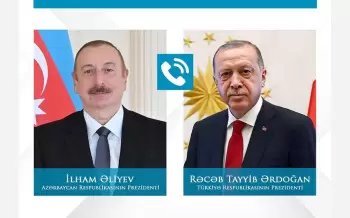 İlham Əliyev Rəcəb Tayyib Ərdoğana zəng edib