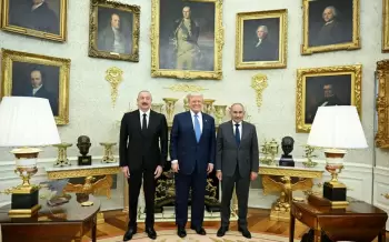 Tramp İlham Əliyev və Nikol Paşinyanla Vaşinqtondakı görüşündən video yayımlayıb