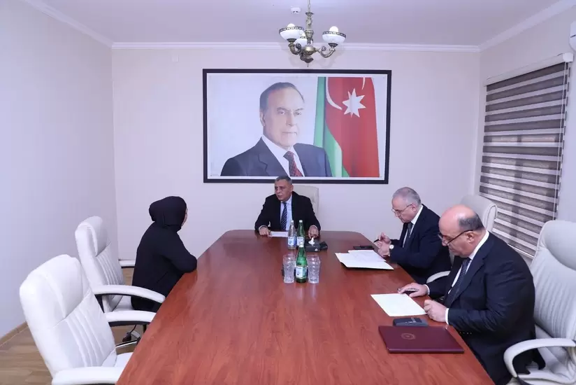 Dövlət Xidmətinin rəhbəri Ağsuda vətəndaş qəbulu keçirib - FOTOLAR