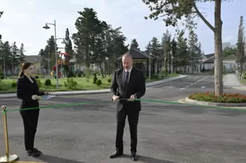 Prezident İlham Əliyev AYB-nin Səməd Vurğun adına Yaradıcılıq Evinin açılışında iştirak edib