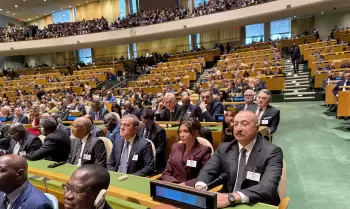 Prezident İlham Əliyev və birinci xanım Mehriban Əliyeva BMT-nin mənzil-qərargahına gəliblər - YENİLƏNİB