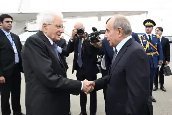 İtaliya Prezidenti Sercio Mattarella Azərbaycana rəsmi səfərə gəlib