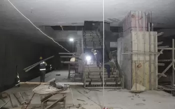 Metronun “B-04” stansiyasında havalandırma və soyutma sistemləri quraşdırılır