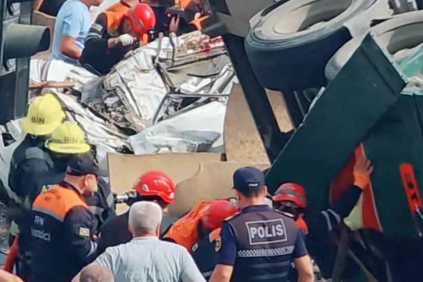 Binəqədidə "KamAZ"ın aşması səbəbindən 3 nəfərin ölümü ilə nəticələnən qəza ilə bağlı cinayət işi başlanılıb