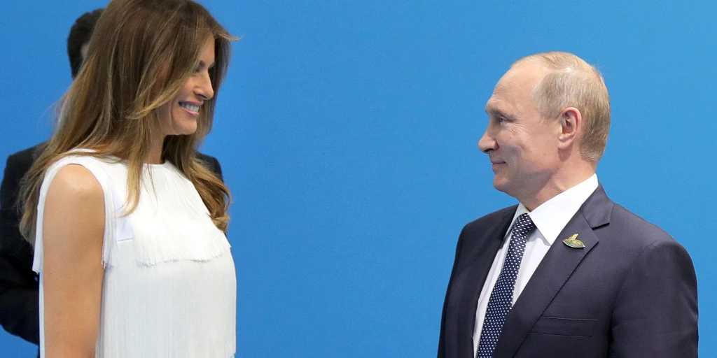 Putin Melaniya Trampın məktubuna cavab verib