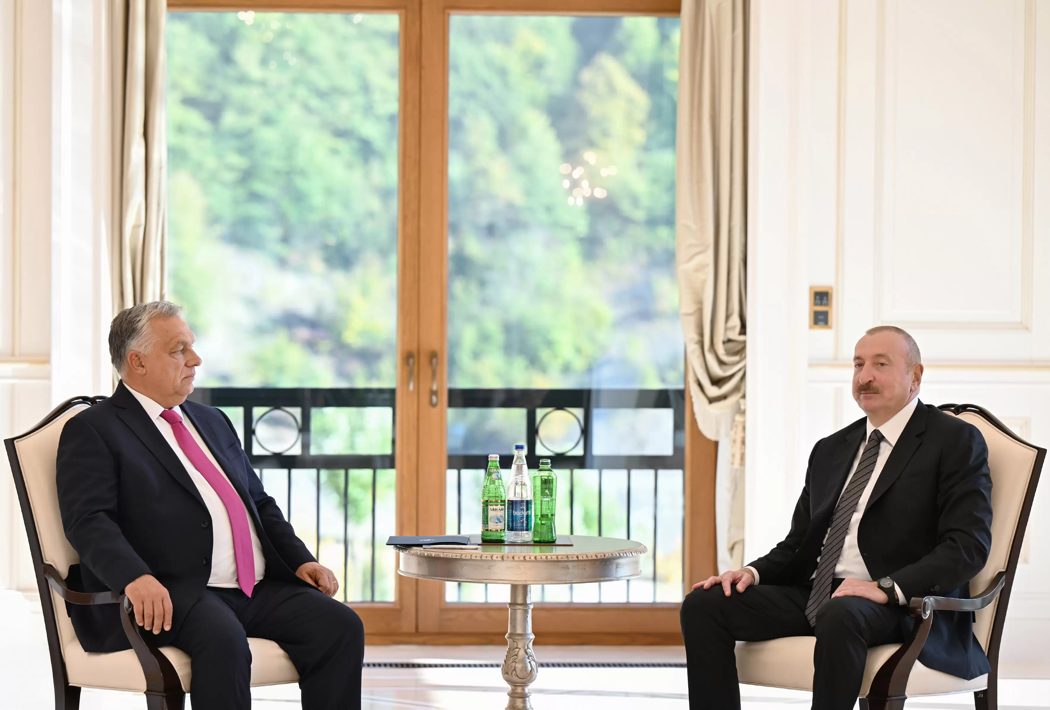 Azərbaycan Prezidenti İlham Əliyev Qəbələdə Macarıstanın Baş naziri ilə görüşüb