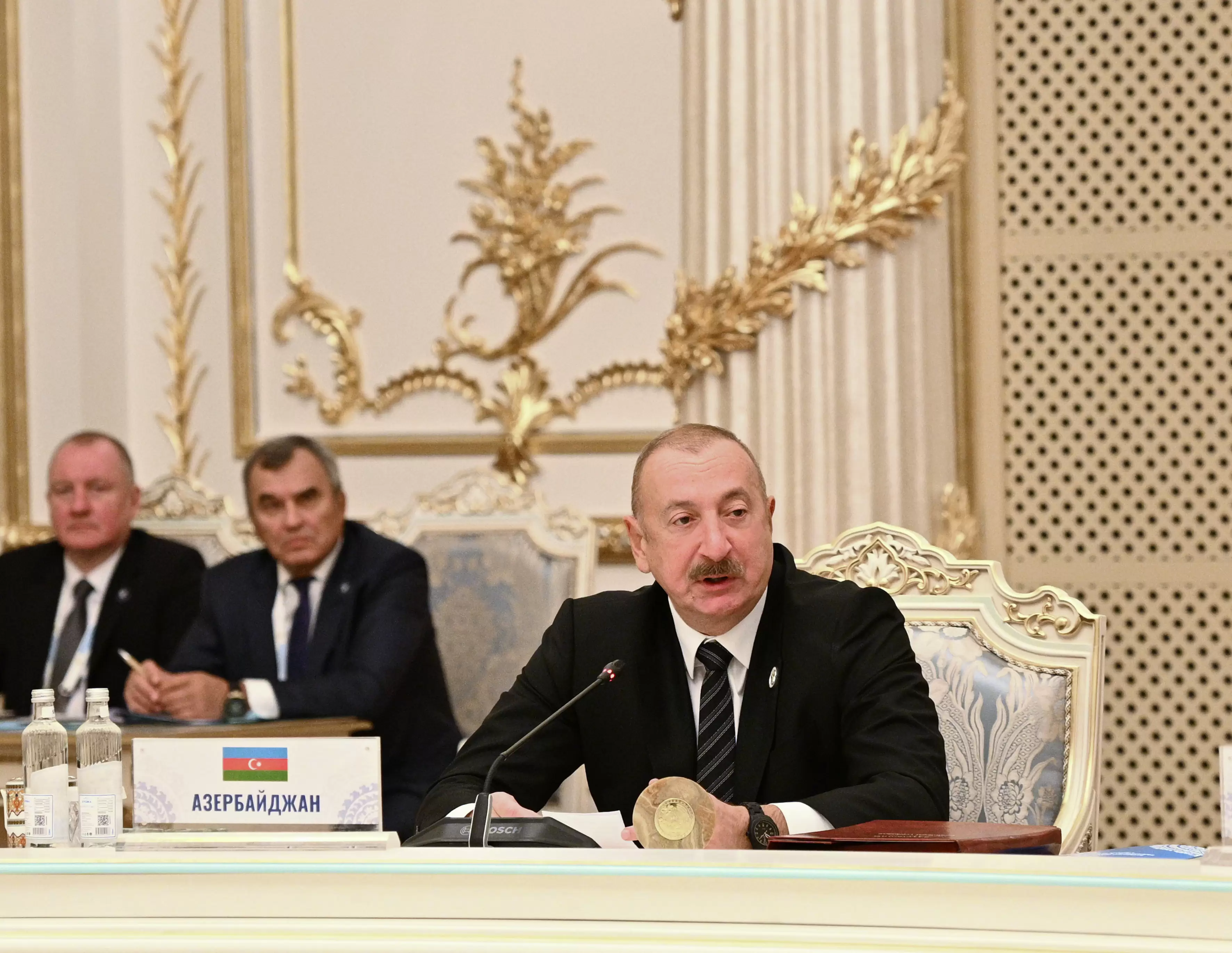 Prezident İlham Əliyev Düşənbədə MDB Dövlət Başçıları Şurasının məhdud tərkibdə iclasında çıxış edib