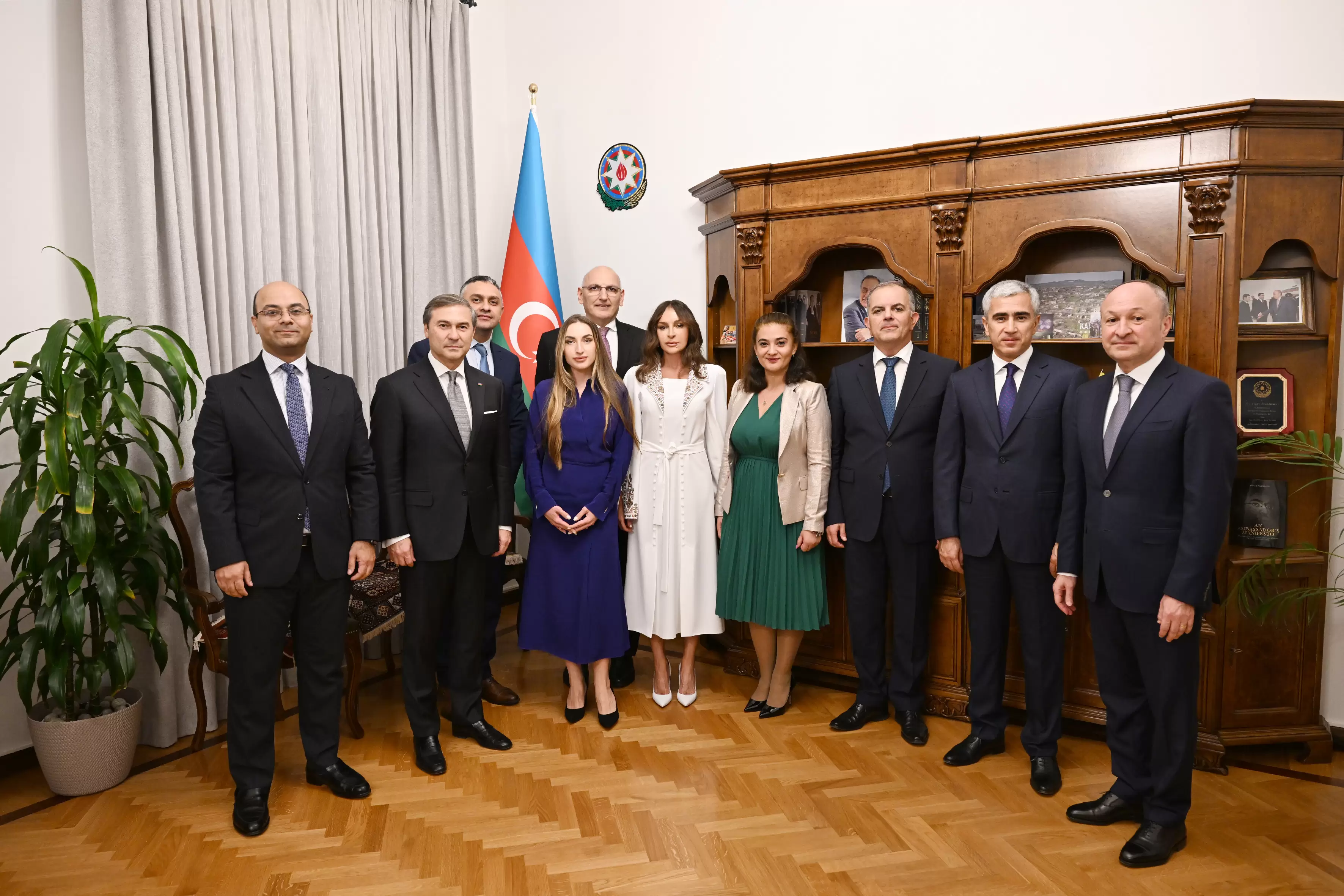 Birinci vitse-prezident Mehriban Əliyeva Vatikanda Azərbaycan səfirliyinin açılışında iştirak edib