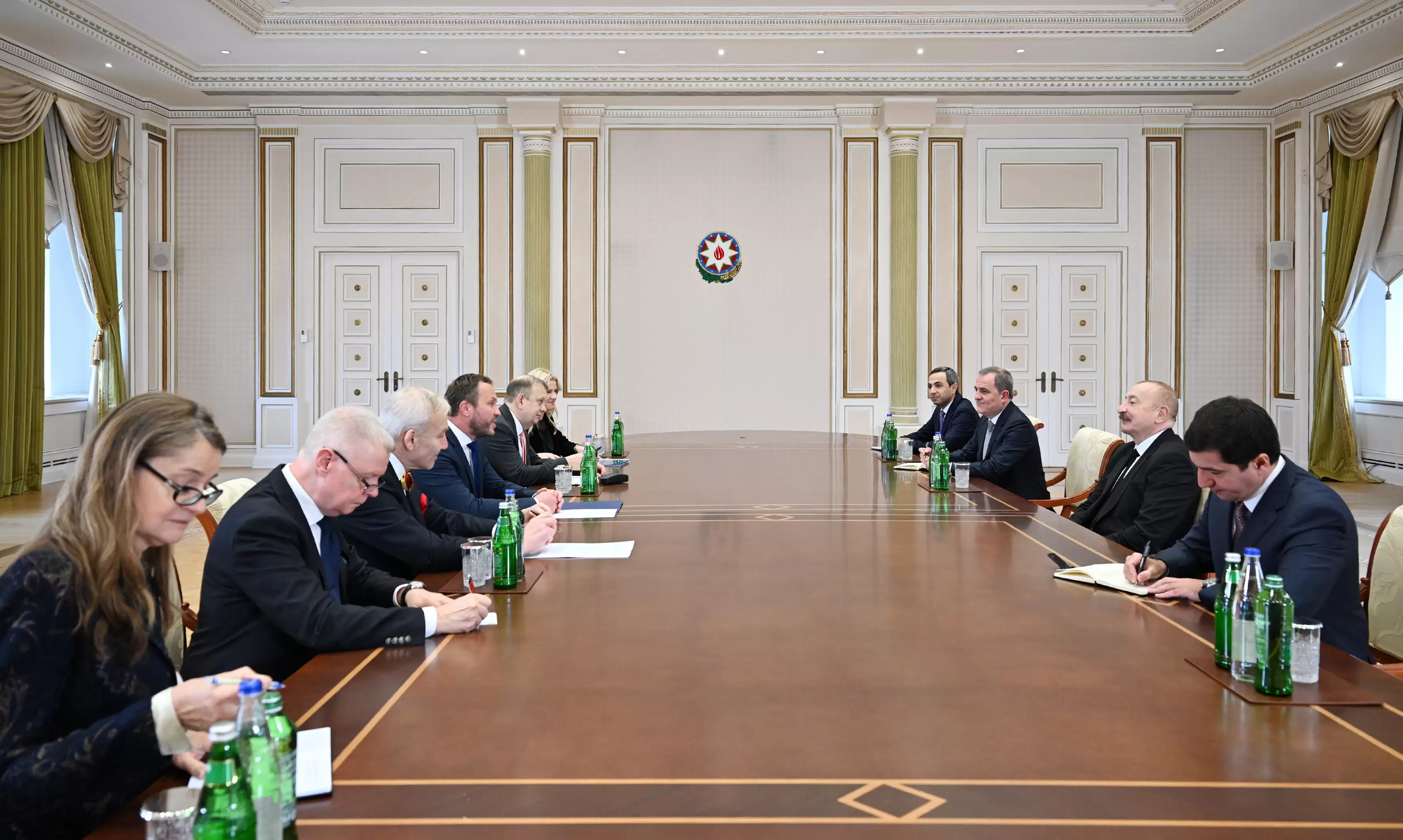 Prezident İlham Əliyev Estoniyanın xarici işlər nazirini qəbul edib