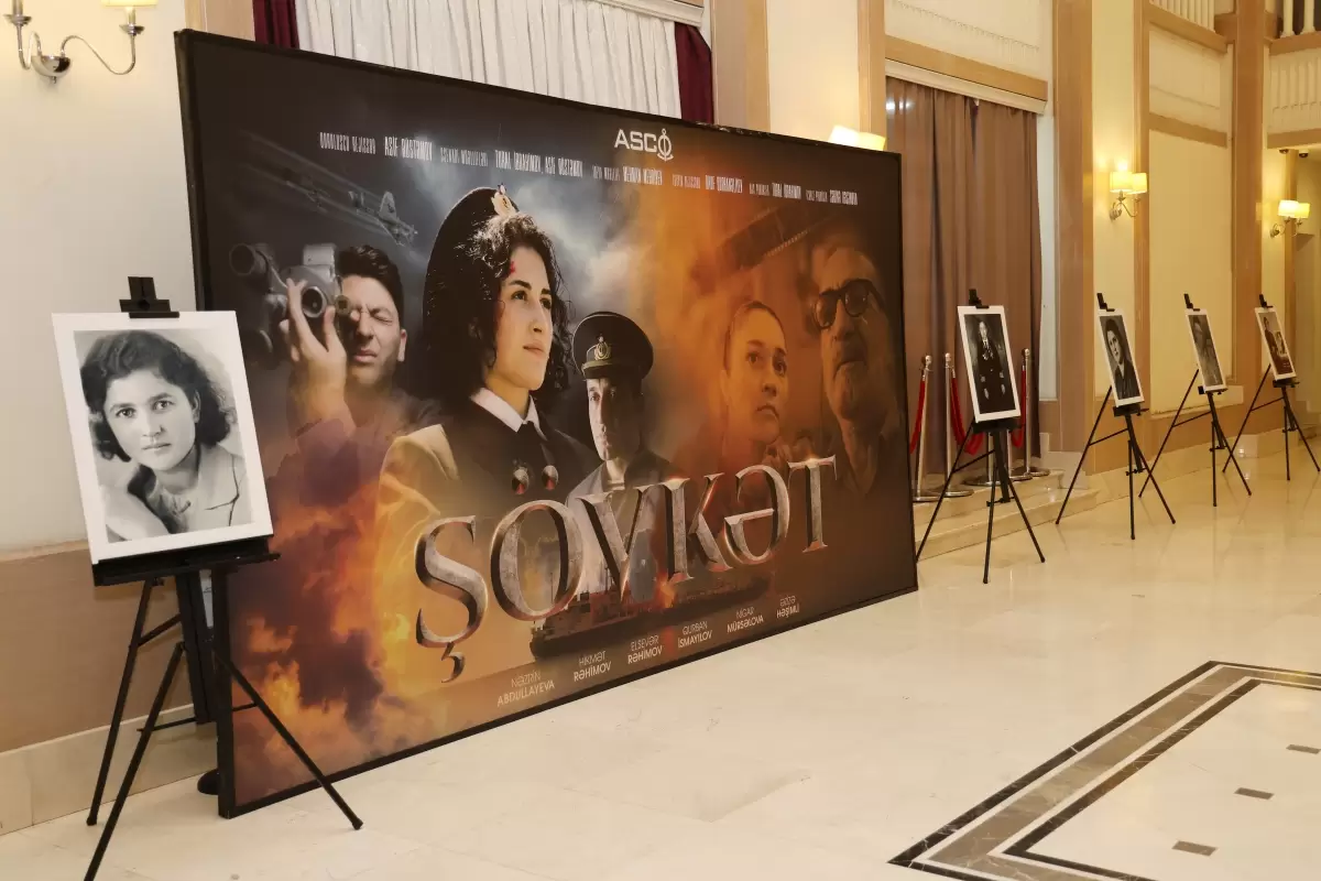 Azərbaycanın ilk qadın gəmi kapitanına həsr olunmuş “Şövkət” filmi təqdim edilib - FOTOLAR