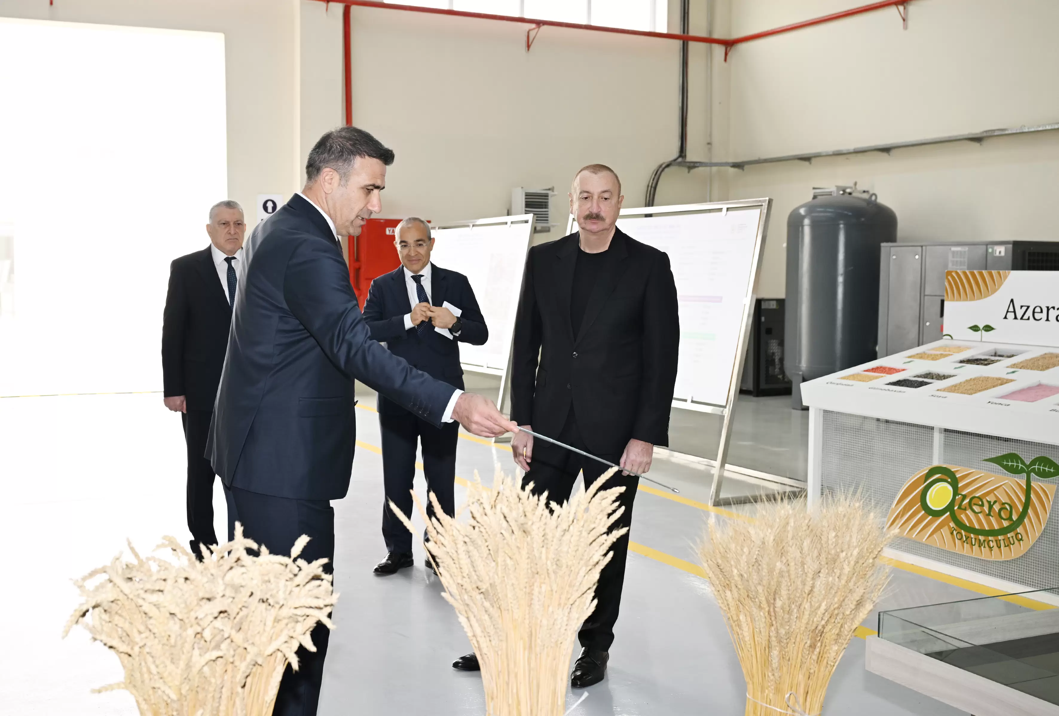 Sabirabad Sənaye Məhəlləsində toxum istehsalı müəssisəsinin fəaliyyəti ilə tanışlıq