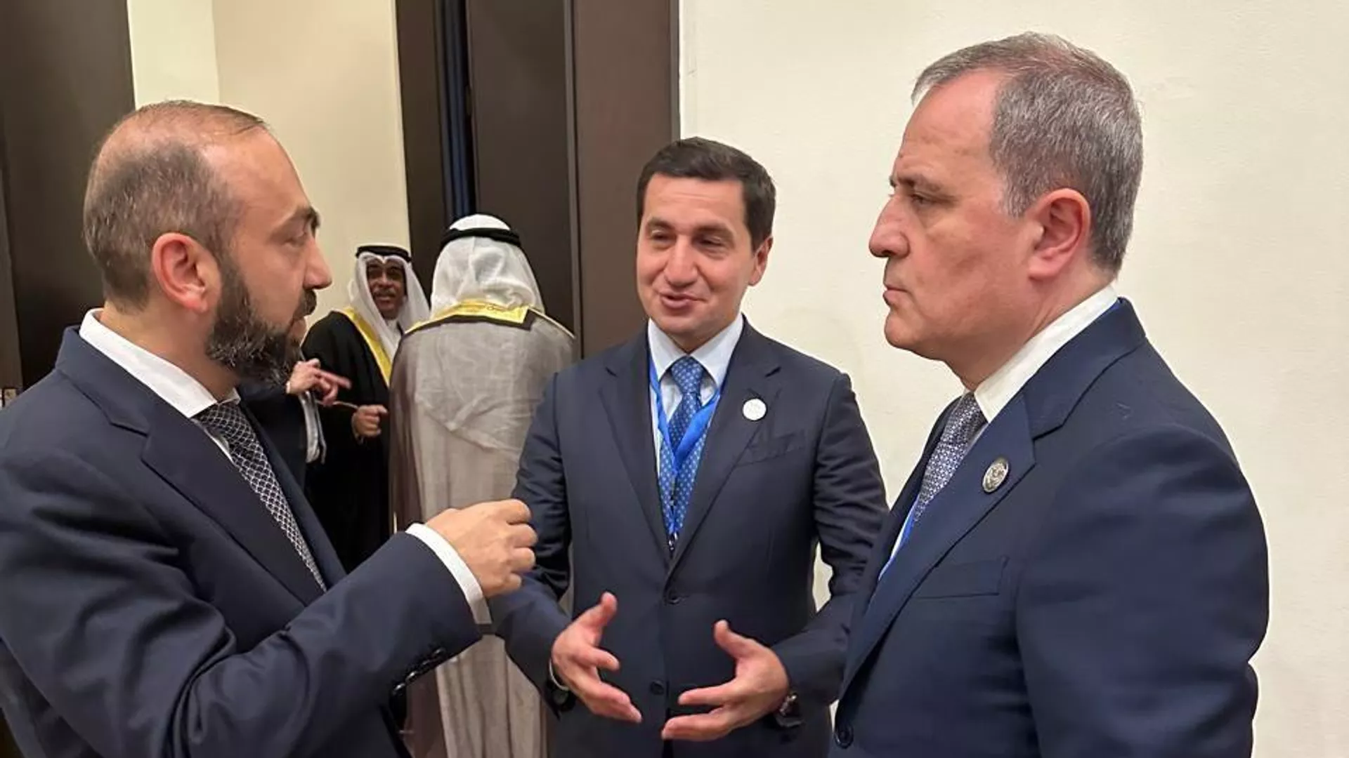 Ceyhun Bayramov Misirdə Ararat Mirzoyanla görüşüb