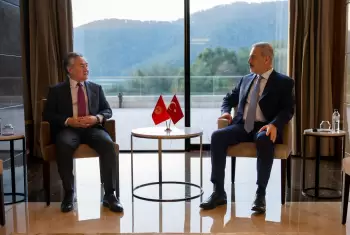 Hakan Fidan Qəbələdə Qırğızıstandan olan həmkarı ilə görüşüb