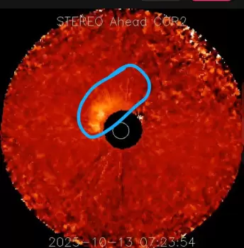 Günəşdə alovlanma baş verib