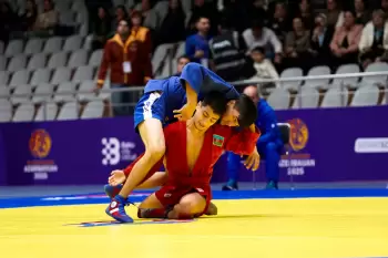 III MDB Oyunlarında qalib olan Rusiya samboçuları hakimdən narazıdırlar