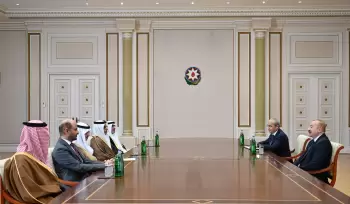 Prezident İlham Əliyev Ərəb Koordinasiya Qrupuna daxil olan üzv qurumların rəhbər şəxslərindən ibarət nümayəndə heyətini qəbul edib