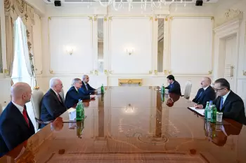 Prezident İlham Əliyev ABŞ-ın İsa Məsihin Sonuncu Gün Müqəddəsləri Kilsəsinin nümayəndə heyətini qəbul edib