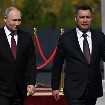 Putin dövlət səfəri ilə Qırğızıstana gəlib