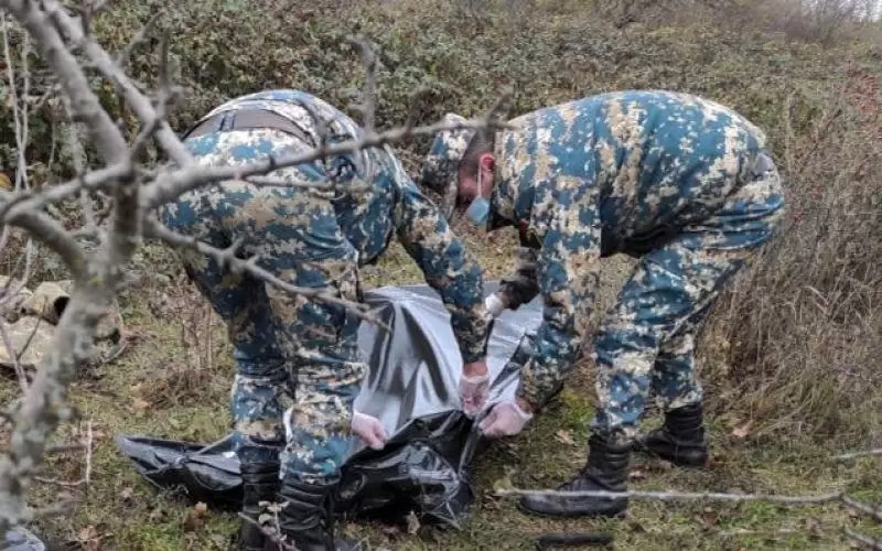 Ermənistanda güllələnmiş hərbçi meyiti tapılıb