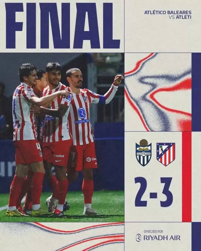 Atletiko Madrid" 1/8 finalda