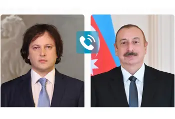 Gürcüstanın Baş naziri Prezidenti İlham Əliyevi təbrik edib